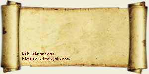 Milana Ćokić vizit kartica